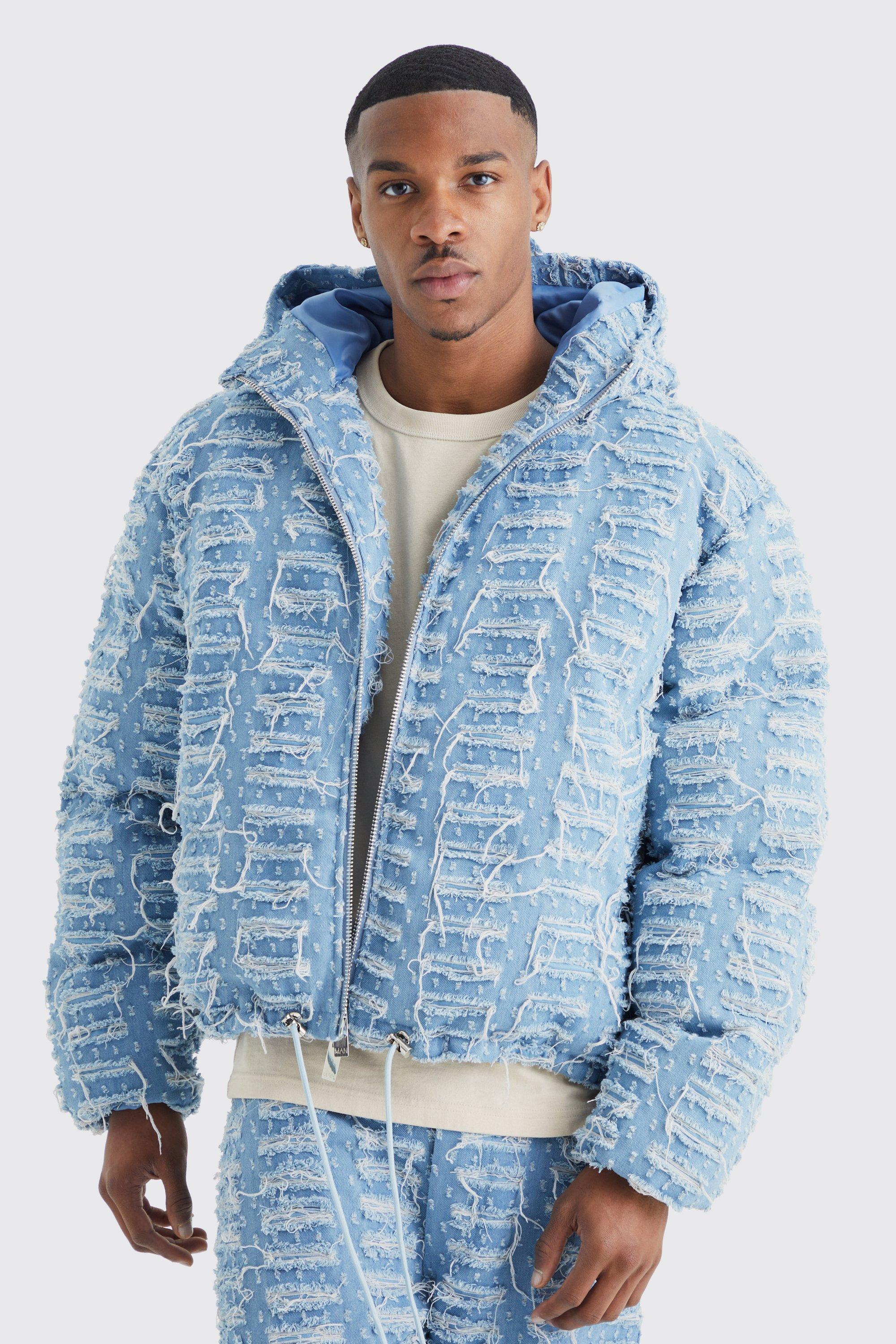 Denim hotsell bubble jacket